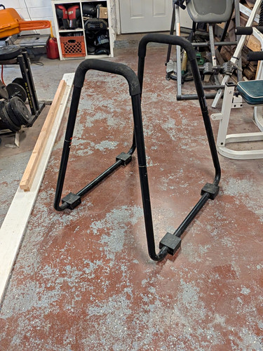 Black steel pull bars pair - steel,
