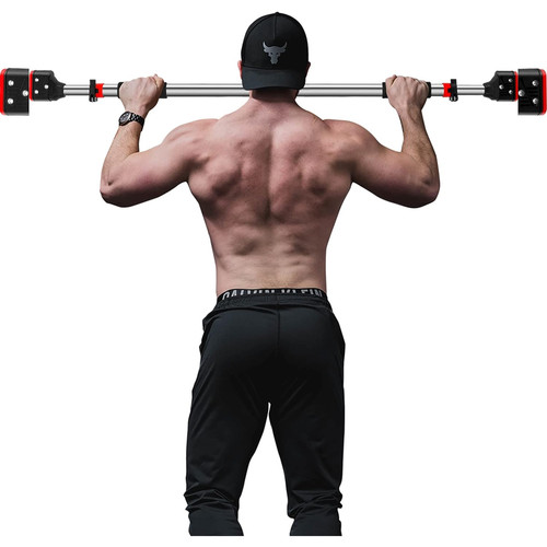 Adjustable pullup bar door - bar,