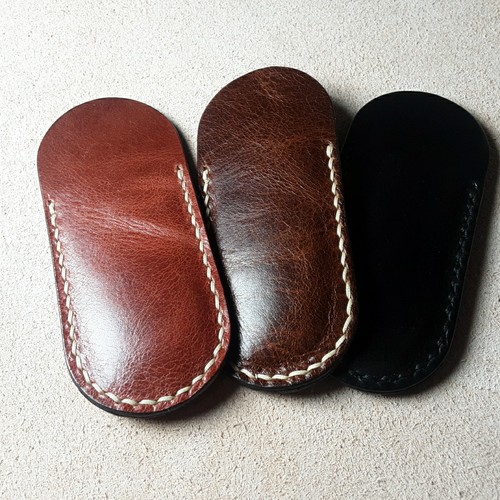 Leather folding knife - folding,