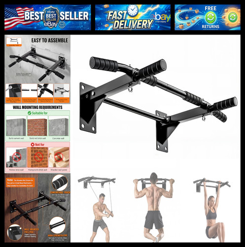 Wall mounted pull bar - mounted, 4